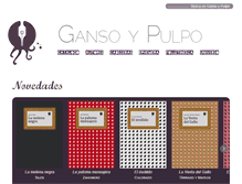 Tablet Screenshot of gansoypulpo.com